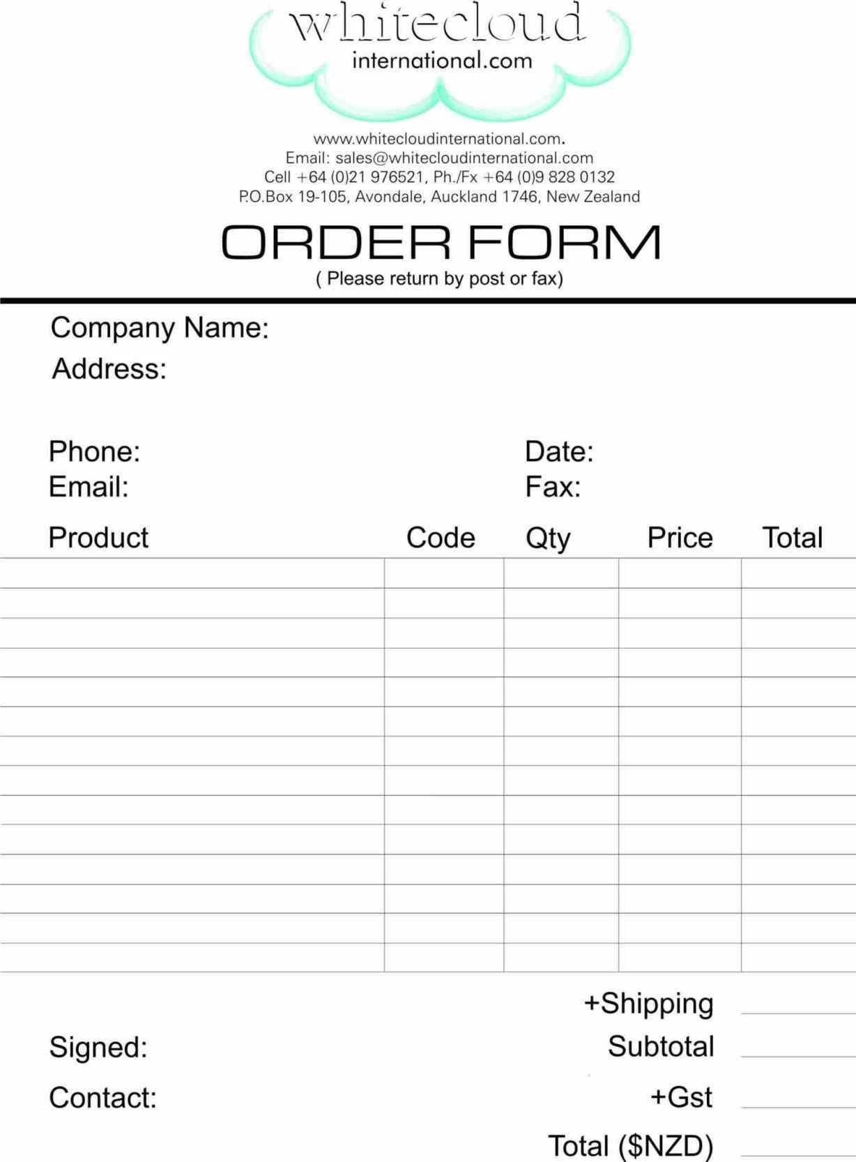Insertion order template awesome purchase order form templates